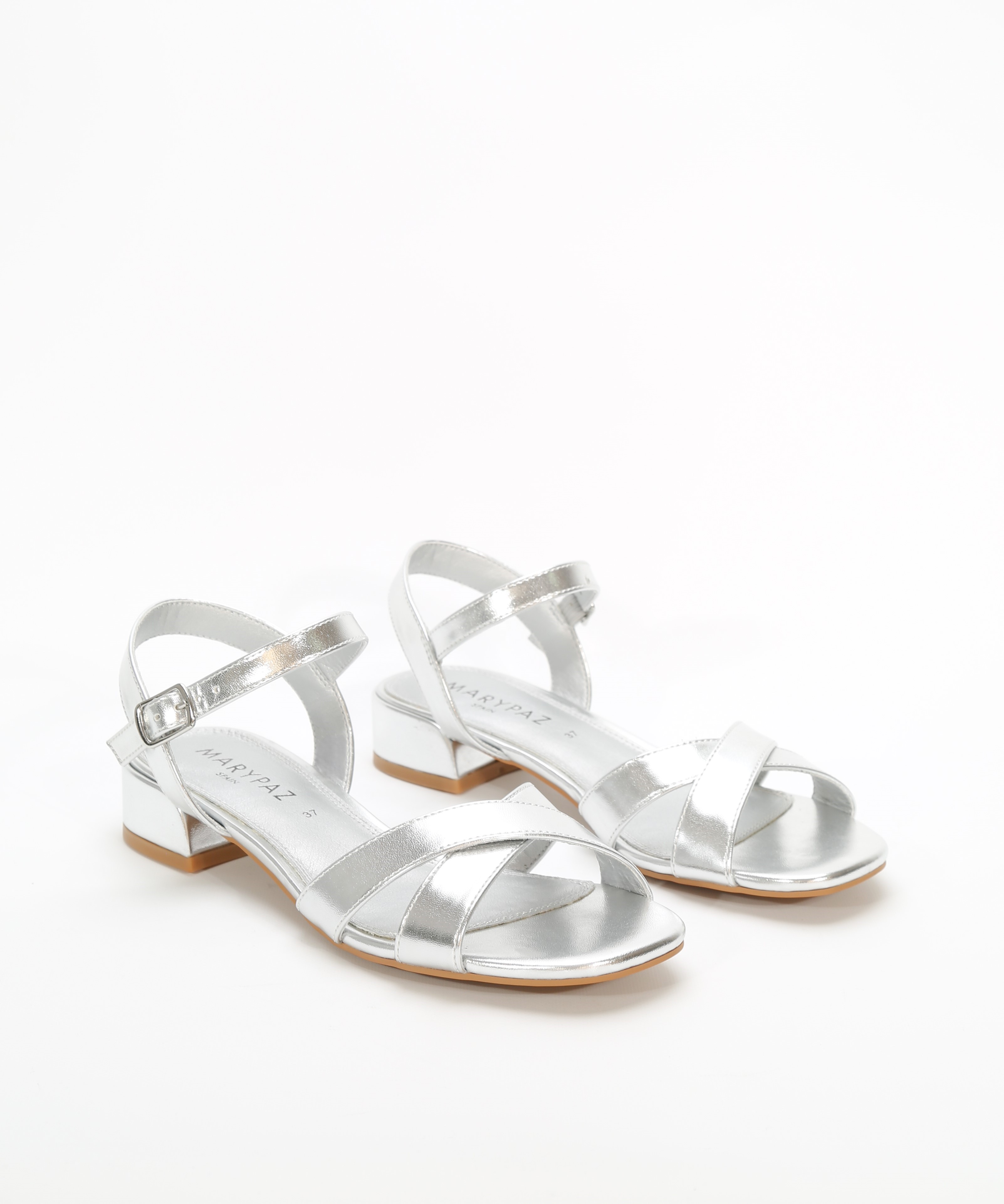 Sandalias tacón bajo image number null